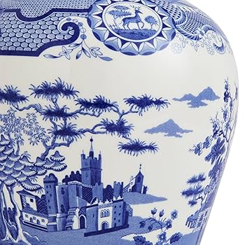 Amazon.com: Spode Blue Italian Porcelain Decorative Vase
